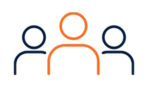 Structural Systems Hawaii management icon with three figures representing team leadership
